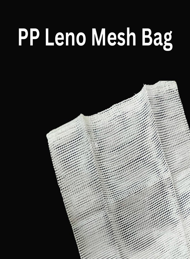 SINGHAL PP Mesh Storage Bags 18x30 Inch with Drawstring, White Color | Up to 25kg Capacity Great for Packaging Produce, Vegetables and Fruit | Multipurpose Bora, Bori (10) - Image 5